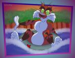 2025 3_toes 4_fingers adventures_from_the_book_of_virtues alternate_version_at_paywall anthro arm_tuft back_tuft belly bent_legs biped black_eyebrows black_nose black_stripes bobcat casual_nudity cheek_tuft chest_tuft chin_tuft colored curvy_figure digital_drawing_(artwork) digital_media_(artwork) elbow_tuft eyebrows facial_tuft feet felid feline fingers floating fluffy fluffy_chest forest fur gavanzude gloves_(marking) head_tuft helpless hi_res humanoid_feet humanoid_heel inflatable inner_tube knee_tuft knees_up leg_markings leg_tuft lines_drawn lynx male mammal markings nervous nude orange_body orange_fur orange_sky outside painted_background pbs pecs pinup plant plantigrade pose ribs river scared scut_tail shaded short_tail shoulder_tuft signature sky small_tail small_waist socks_(marking) socrates_the_bobcat soles solo steam striped_body striped_fur striped_markings striped_tail stripes tail tail_markings thick_eyebrows toes tree tuft wasp_waist water wavy_mouth whiskers white_belly white_body white_feet white_fur white_hands wide_eyed wide_hips yellow_sclera