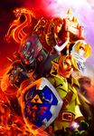  dragon epona equine female fire ganondorf horse human lavah link male mammal navi ocarina_of_time princess_zelda sheik shield stalfos sword the_legend_of_zelda video_games volcarona volvagia weapon 