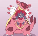 2019 ambiguous_gender anthro armaldo biped black_body black_nose blush blush_lines claws duo forehead_gem fossil_pokemon front_view fuf gem generation_3_pokemon generation_4_pokemon grin hi_res holding_another hug larger_ambiguous looking_at_another nintendo pokemon pokemon_(species) red_body shiny_pokemon simple_background size_difference smaller_ambiguous smile toe_claws weavile worried