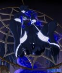 anthro anthrofied arms_above_head bdsm big_breasts blush bodily_fluids bondage bound breasts catcher clitoris dreamcatcher embarrassed equid equine feathers female friendship_is_magic frist44 frogtied genital_fluids genitals glowing glowing_genitalia hasbro hi_res horn legs_tied looking_at_viewer mammal my_little_pony mythological_creature mythological_equine mythology navel nipples princess princess_luna_(mlp) restrained royalty scrunchy_face solo spread_legs spreading suspension vaginal_fluids vulva winged_unicorn wings