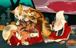  anal anal_penetration angel_(velvetvlade) animal_genitalia animal_penis anthro anthro_on_feral anthro_penetrating anthro_penetrating_feral arcanine bestiality bite blood bodily_fluids canine_genitalia canine_penis collar_on_tail cum cum_in_ass cum_inside cum_on_feet cum_on_leg cum_on_penis cutaway ear_piercing ear_ring erection eyes_closed feet felid feral feral_penetrated fur generation_1_pokemon genital_fluids genitals group group_sex hi_res killthe_demon lying male male/male male_penetrated male_penetrating male_penetrating_male mammal markings nintendo nude on_back open_mouth oral orange_body orange_fur outside penetration penile penile_penetration penile_spines penis penis_in_ass piercing plant pokemon pokemon_(species) red_body red_fur red_penis rimming ring_piercing sex shrub striped_arms striped_legs striped_markings striped_tail stripes tail tail_markings threesome tombstone tongue tongue_out tree white_body white_fur yellow_body yellow_fur 