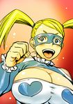  blonde_hair capcom female mask nanboku rainbow_mika solo street_fighter street_fighter_zero street_fighter_zero_3 