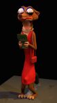  3d_(artwork) anthro bodily_fluids clothed clothing crossdressing crossdressing_male cum digital_media_(artwork) disney dress duke_weaselton embarrassed erection erection_under_clothing gem genital_fluids hi_res jewelry knock-kneed leaking_cum makeup male mammal mascara money mustelid musteline necklace pearl_(gem) pearl_necklace purse running_makeup running_mascara sinicalsix solo true_musteline weasel zootopia 