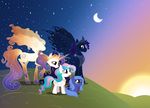  alicorn amber_eyes blue_eyes celestias_father_(mlp) celestias_mother_(mlp) crown equine family father female friendship_is_magic grass hasbro horse king_nebula_(mlp) lunas_father_(mlp) lunas_mother_(mlp) male moon mother my_little_pony pegacorn princess_celestia_(mlp) princess_luna_(mlp) purple_eyes queen_cosmos_(mlp) royal_family royalty sunset wings young 