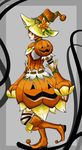  armor capcom hat highres monster_hunter monster_hunter_portable_3rd mosgharl_(armor) nightmare_(armor) pumpkin witch_hat 