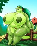  anthro big_breasts breasts female morbidly_obese nipples overweight scalie solo vdisco 