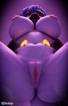  absurd_res anthro anus big_breasts big_butt blue_hair bodily_fluids breasts butt cetacean curvy_figure dolphin female first_person_view genital_fluids genitals hair hi_res intimate looking_at_viewer mammal marine multicolored_body nude oceanic_dolphin orange_eyes orca rileyarlic_(artist) smile solo spread_legs spreading toothed_whale two_tone_body under_boob vulva zea_nalya 