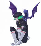  boots gloves golbat green_eyes green_hair hat lance_(pokemon) nintendo pokemon 