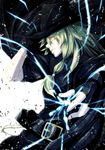  bad_id bad_pixiv_id banned_artist blonde_hair cape electricity fingerless_gloves gloves hat kirisame_marisa s_tanly solo touhou yellow_eyes 