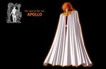  apollo apollo_(saint_seiya) armor cape cloth fire god god_of_the_sun greek knights_of_the_zodiac male male_focus mythology orange_hair saint_seiya sun 