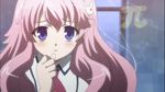  baka_to_test_to_shoukanjuu blush cap himeji_mizuki long_hair pink_hair school_uniform solo tagme 