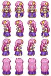  gloves gundam gundam_seed gundam_seed_destiny hair_ornament long_hair meer_campbell pink_hair pixel_art rpg_maker sprite 