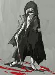  blood hayashi_rin lowres male male_focus naruto naruto_shippuuden sasori sword weapon 