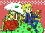  crossover giorno_giovanna jojo_no_kimyou_na_bouken kazami_yuuka touhou youkai 