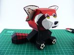  :3 ^_^ ambiguous_gender art canine craft cute doll ears firefox fox grid knife mammal paper paper_craft papercraft pen red_panda sculpture tail unknown_artist yellow_eyes 