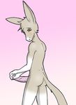  blush cute donkey equine erection hiding_penis long_ears long_penis male mammal nervous penis shy simple_background solo tail taquito tridark young 