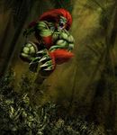  blanka capcom claws fangs green_skin street_fighter 