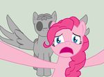  blue_eyes doctor_who equine female feral friendship_is_magic fur hair hasbro horse imminent_death looking_at_viewer mammal my_little_pony pink_fur pink_hair pinkie_pie_(mlp) pony qaxis weeping_angel 