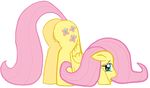  all_fours ass_up bsting butt cutie_mark equine female feral fluttershy_(mlp) friendship_is_magic hair hasbro horse looking_back mammal my_little_pony pegasus pink_hair pony presenting presenting_hindquarters pussy solo wings 