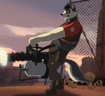  gun heavy_(team_fortress_2) male mammal milodesty minigun ranged_weapon solo tail team_fortress_2 weapon wolf 