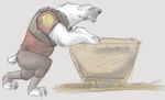  eyewear glasses heavy_(team_fortress_2) male mammal solo tail team_fortress_2 unknown_artist 