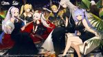  6+girls :d ;d ahoge albacore_(azur_lane) albacore_(beneath_the_black_dress)_(azur_lane) alcohol alternate_hairstyle animal_ear_hairband animal_ears armchair arms_up azur_lane bag bald_eagle bare_shoulders bell bird black_dress black_gloves black_hairband black_ribbon black_shoes black_thighhighs blonde_hair blue_eyes blue_flower blue_rose blue_scarf bottle bow breasts chair champagne_coupe chessboard cleavage cloak closed_eyes clutch_purse coffee_table company_name copyright_logo copyright_name copyright_notice couch crossed_legs cup dress drinking_glass eagle easy_chair elbow_gloves english_commentary english_text enterprise_(azur_lane) enterprise_(heroic_finery)_(azur_lane) essex_(azur_lane) essex_(craft_fairytail)_(azur_lane) fake_animal_ears feather_boa feather_hair_ornament feathers fingerless_gloves flower frilled_dress frilled_thighhighs frills from_side glass_wall gloves green_eyes grey_hair grim_(azur_lane) hair_between_eyes hair_flower hair_ornament hair_ribbon hairband halter_dress halterneck hammann_(azur_lane) hammann_(prideful_fairy_of_the_ballroom)_(azur_lane) handbag happy holding holding_bag hornet_(azur_lane) hornet_(bubbly_anniversary!)_(azur_lane) indoors jewelry jingle_bell lace lace_gloves large_breasts liquor lirica logo long_dress long_hair looking_at_another looking_at_viewer marble_(stone) marble_floor multiple_girls necklace night official_alternate_costume official_art on_chair on_couch one_eye_closed open_mouth pantyhose parted_bangs party pearl_necklace pillow plant ponytail potted_plant purple_eyes purple_hair red_bow red_eyes red_ribbon ribbon rocks_glass rose scarf see-through_cleavage see-through_clothes see-through_cutout shoes short_dress sidelocks sitting_sideways skyline sleeveless sleeveless_dress small_breasts smile table thighhighs twintails v-shaped_eyebrows very_long_hair white_flower white_gloves white_hair white_rose yellow_scarf yorktown_(azur_lane) yorktown_(evening_i_can&#039;t_remember)_(azur_lane) 