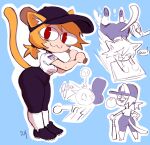 2025 animal_humanoid ball baseball_(ball) baseball_(sport) baseball_base baseball_bat baseball_cap baseball_uniform bat_(object) blonde_hair bubble_gum butt cat_humanoid clothing felid felid_humanoid feline feline_humanoid female hair hat headgear headwear hi_res humanoid iseenudepeople mammal mammal_humanoid neco-arc neco_spirit ponytail pupils red_eyes sliding slit_pupils solo sport sportswear tail tailed_humanoid tsukihime type-moon uniform