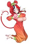  1girl absurdres alternate_breast_size_(larger) animal_ears barefoot black_hair blue_eyes blush bow braid breasts cafelittle cleavage commentary food fruit full_body hakos_baelz hakos_baelz_(strawberry_onesie) heart heart_hands heart_in_eye highres hololive hololive_english hood hooded_pajamas large_breasts looking_at_viewer mouse_ears mouse_girl mouse_tail multicolored_hair official_alternate_costume onesie pajamas red_hair red_pajamas ribbon sleepwear strawberry streaked_hair symbol_in_eye tail tail_ornament tail_ribbon toes transparent_background virtual_youtuber white_hair 