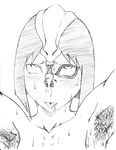  ahegao apache armpit_hair arms_up arrancar bleach blush nose_hook saliva sweat tongue 