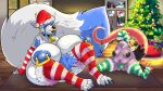 absurd_res american_opossum anthro arctic_fox arctic_wolf areola armpit_hair armwear big_areola big_breasts big_butt body_hair bovid bovine breasts bulge butt canid canine canis cattle christmas clothing coffehybrid cowbell dark_areola domestic_cat duo facial_piercing felid feline felis female fox freckles genitals hi_res holidays huge_areola huge_breasts huge_butt hybrid hyper hyper_breasts lalo_(lalonchera22) lalonchera22 larger_female legwear lips male male/female mammal marsupial nose_piercing nose_ring panties penis piercing pubes ring_piercing size_difference small_penis smaller_male stockings thick_bottom_lip thick_thighs trans_(lore) true_fox underwear wide_hips wolf