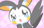 big_ears cute emolga flying_squirrel frown grey_eyes looking_at_viewer mammal neezumi nintendo open_mouth pok&#233;mon pok&eacute;mon rodent solo squirrel tail tears video_games 