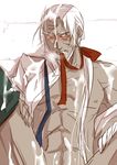  arc_system_works blazblue cum kikuyosho long_hair lowres male male_focus ribbon valkenhayn_r_hellsing white_hair yaoi 