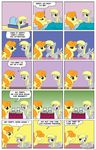  blonde_hair carrot_top_(mlp) comic cups cutie_mark derp derpy_hooves_(mlp) equine female feral friendship_is_magic garfield garfield_(series) hair hasbro horse mammal my_little_pony orange_hair parody pegasus plates pony table trolling unknown_artist wings 