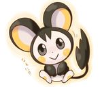  big_ears emolga flying_squirrel grey_eyes hindpaw hora06 hora_(hora06) long_tail looking_at_viewer mammal nintendo no_humans pawpads paws pok&#233;mon pok&eacute;mon pokemon rodent sitting solo squirrel tail video_games 