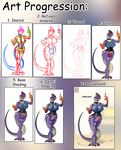  big_balls big_breasts breasts clothed clothing collar come_here corset daniel_kay dickgirl gloves herm huge_breasts intersex lizard muscles naughty_face pose purple purple_skin reptile scalie skimpy standing syringe unknown_artist who&#039;s_next? 