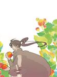  alternate_hairstyle dark_skin dark_skinned_male en-t_(tsukiumien) karigurashi_no_arrietty long_hair male_focus ponytail profile solo spiller 