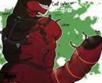 abs agamid anthro big_penis bursting_out_of_clothing clothing dragon foreskin genitals growing growing_out_of_clothes growth harness huge_penis hyper lizard male molochstrife muscle_growth muscular muscular_male mythological_creature mythological_scalie mythology penis red_body reptile rope scalie snapping_rope solo tearing_clothing thorny_devil torn_clothing vein veiny_penis zawn