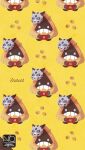  beans blue_eyes character_name commentary_request highres holding mamemaki mask mask_on_head meme_(sleepsheep) no_humans open_mouth pokemon pokemon_(creature) pokemon_focus setsubun snorunt soybean teeth 