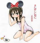  blush chikubi hamster loli marui_hitoha minnie_mouse_(cosplay) mitsudomoe panties sakurai_norio underwear 