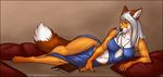  canine female fox harem mammal mora mora_fermi muscles solo spottyjaguar translucent 