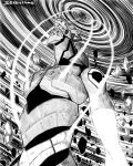  artist_name commentary eva_01 evangelion_(mecha) from_behind hatching_(texture) highres mecha neon_genesis_evangelion no_humans open_mouth robot rock seveninks solo tornado upper_body 