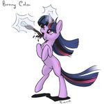  blank_flank brony_cola cola drinking equine female feral fiarel friendship_is_magic hasbro horn horse implied_oral innuendo magic mammal my_little_pony plain_background pony rearing soda soft_drink solo standing telekinesis twilight_sparkle_(mlp) unicorn white_background 