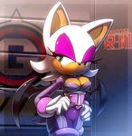  ass bat_ears bat_wings breasts cleavage clothed clothing eyeshadow female green_eyes hair half-closed_eyes large_breasts makeup mammal nancher rouge_the_bat sega solo sonic_(series) sonic_the_hedgehog white white_clothing white_hair wings 