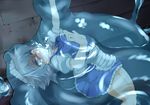  artist_request asphyxiation drowning izayoi_sakuya maid monster peril slime touhou underwater water 