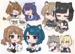  >:) 6+girls :3 ? ahoge aizawa_kazuha ando_tazusa anger_vein animal_ear_fluff animal_ears annoyed arm_at_side assault_lily ball black_boots black_capelet black_hair black_necktie black_ribbon black_skirt black_thighhighs blank_eyes blue_background blue_eyes blue_hair blue_jacket blue_skirt blunt_bangs blush boots bow bowtie brown_cardigan brown_hair brown_thighhighs butterfly_hair_ornament capelet cardigan cat cat_day cat_ears cat_girl cat_tail chibi clenched_hand closed_eyes closed_mouth commentary_request confrontation cropped_jacket cropped_torso detached_collar detached_sleeves dog eating eye_contact flower food frilled_skirt frilled_sleeves frills funada_kiito gradient_background grey_background grey_eyes grey_hair hair_between_eyes hair_flower hair_ornament hair_over_shoulder hair_scrunchie hand_up hands_on_own_hips hands_on_own_knees hands_up headphones headphones_around_neck herensuge_girls_academy_school_uniform high-waist_skirt holding holding_ball holding_food holding_hands iijima_renka jacket juliet_sleeves kawamura_yuzuriha kemonomimi_mode kuo_shenlin lightning_bolt_symbol long_sleeves looking_ahead looking_at_another low_side_ponytail multicolored_hair multiple_girls neck_ribbon necktie no_shoes odaiba_girls_high_school_uniform one_eye_covered open_cardigan open_clothes open_mouth parted_lips puffy_sleeves purple_hair red_bow red_bowtie red_eyes ribbon sasaki_ran school_uniform scrunchie shirt short_sleeves side-by-side side_ponytail side_slit sitting skirt sleeves_past_fingers sleeves_past_wrists soccer_ball speech_bubble spoken_anger_vein star_(symbol) star_hair_ornament streaked_hair sweatdrop tail teeth thighhighs translation_request umi_(s5r1umi_1399) upper_teeth_only v-shaped_eyebrows wang_yujia white_flower white_jacket white_scrunchie white_shirt white_thighhighs yurigaoka_girls_academy_school_uniform 