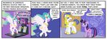  alicorn comic crown cutie_mark dance_dance_revolution equine female feral friendship_is_magic group guard_pony hasbro horn horse humor male mammal my_little_pony pegacorn pegasi_guard_(mlp) pegasus princess princess_celestia_(mlp) pun royal_guard_(mlp) royalty tail timothy_fay twilight_sparkle_(mlp) unicorn video_games winged_unicorn wings 