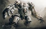  highres mecha no_humans original realistic robot sanohi_(coffret) science_fiction 
