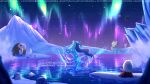  absurdres amaura artist_name aurora aurorus avalugg commentary cryogonal dated english_commentary highres ice jynx mamoswine mewsartworld night outdoors pokemon pokemon_(creature) pokemon_focus rearing sky snorunt spheal star_(sky) starry_sky suicune swinub water watermark 