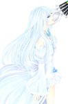  bad_id bad_pixiv_id blue_eyes detached_sleeves dress kitsune_numako long_hair pandora_hearts smile will_of_the_abyss 
