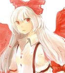  bad_id bad_pixiv_id bangs fujiwara_no_mokou solo touhou usagiho wings 